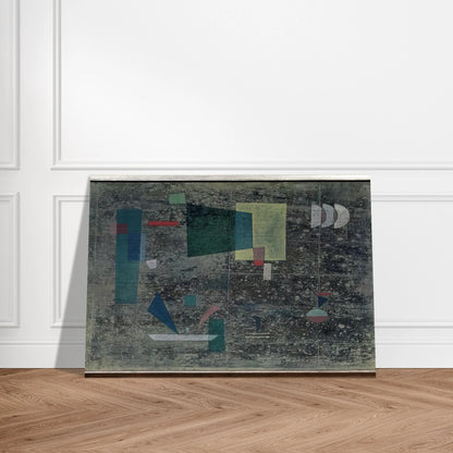 CIRCULATION SLOWED 1931 - Wassily Kandinsky Brushed Aluminum Print - 70x100 cm / 28x40 inches | Wassily Kandinsky Aluminum Print | Wassily Kandinsky Prints