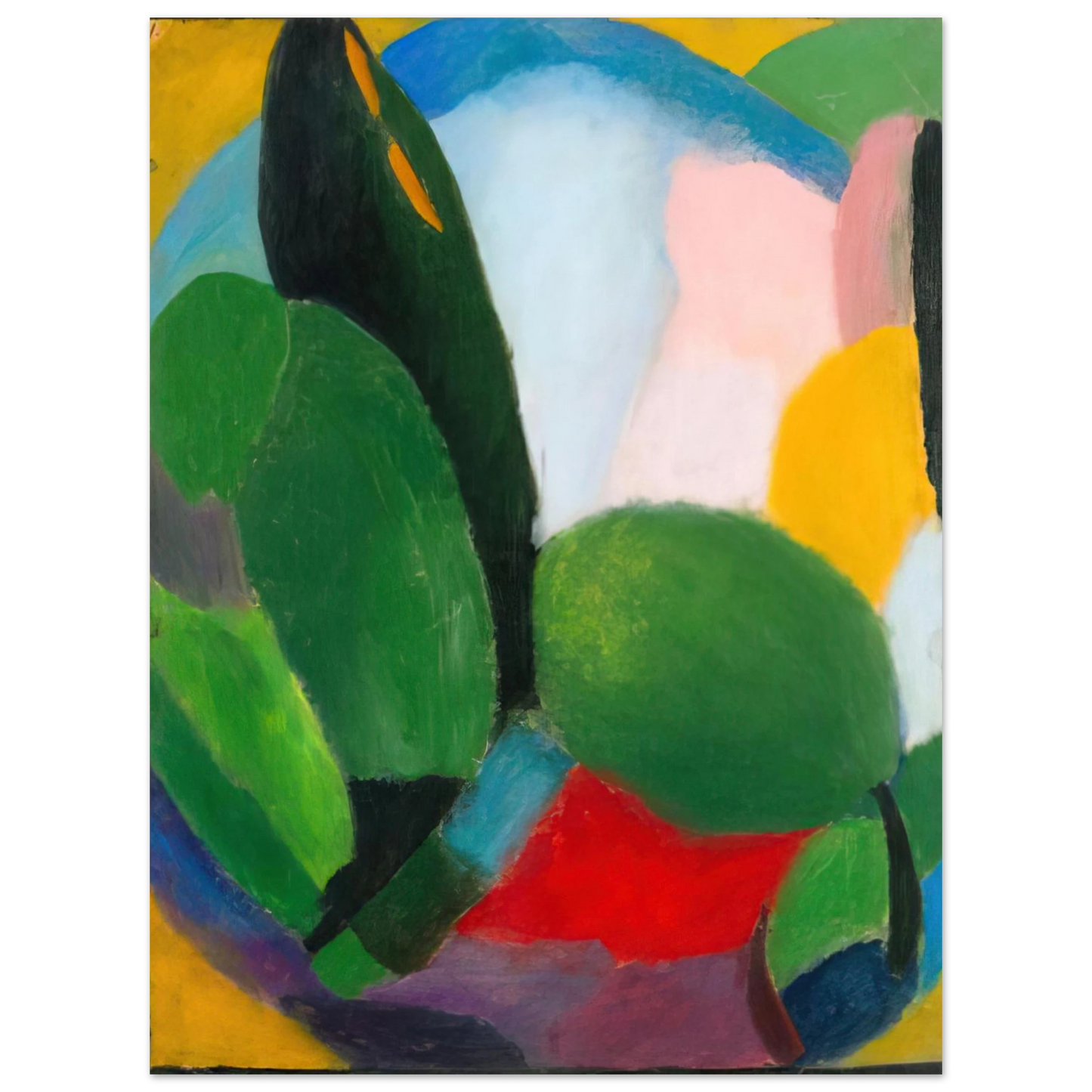 Alexej von Jawlensky - VARIATION 1916  75x100 cm / 30x40inches Fine Art Poster