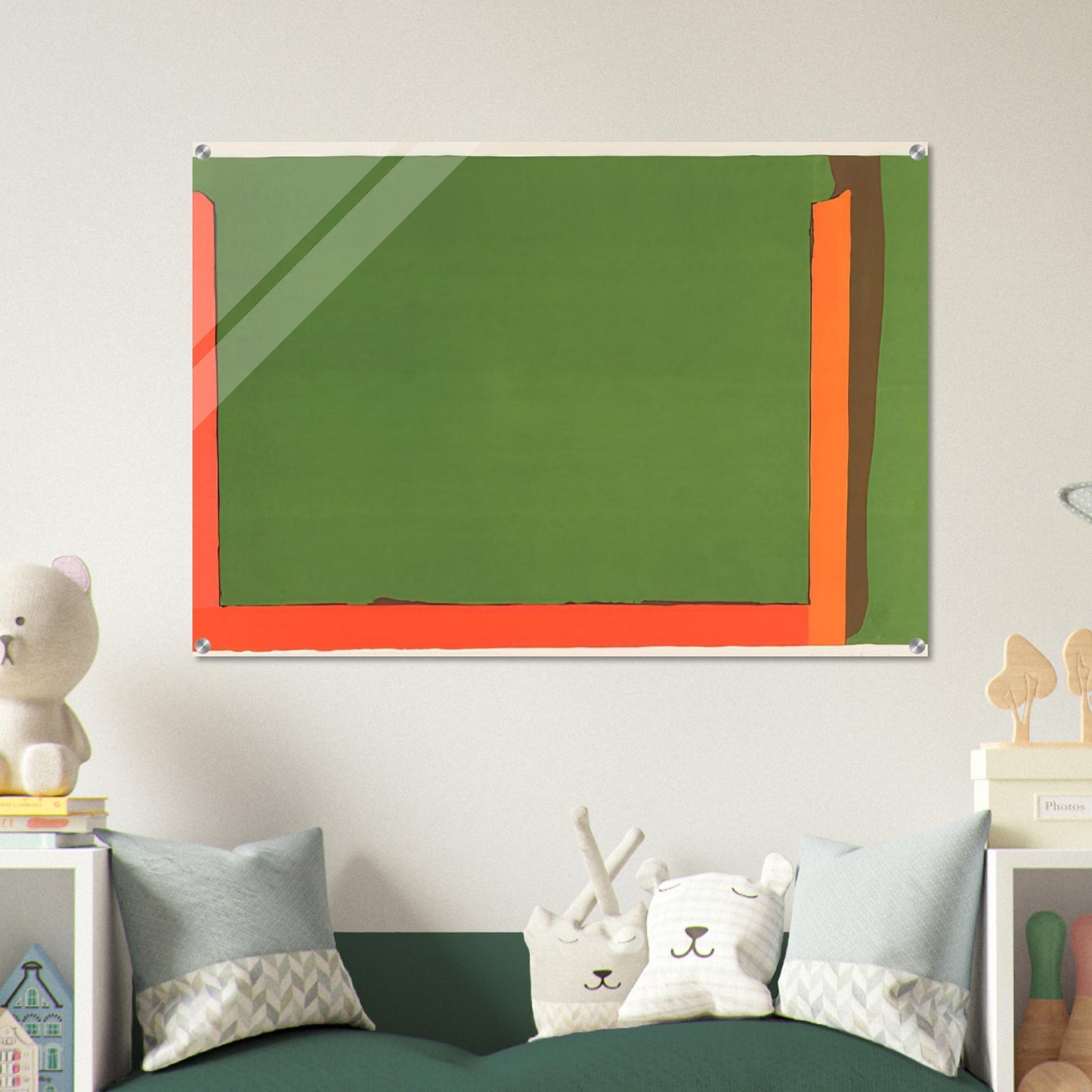 Untitled Litograph - Color Field Painting - John Hoyland Acrylic Print - 70x100 cm / 28x40″ inches