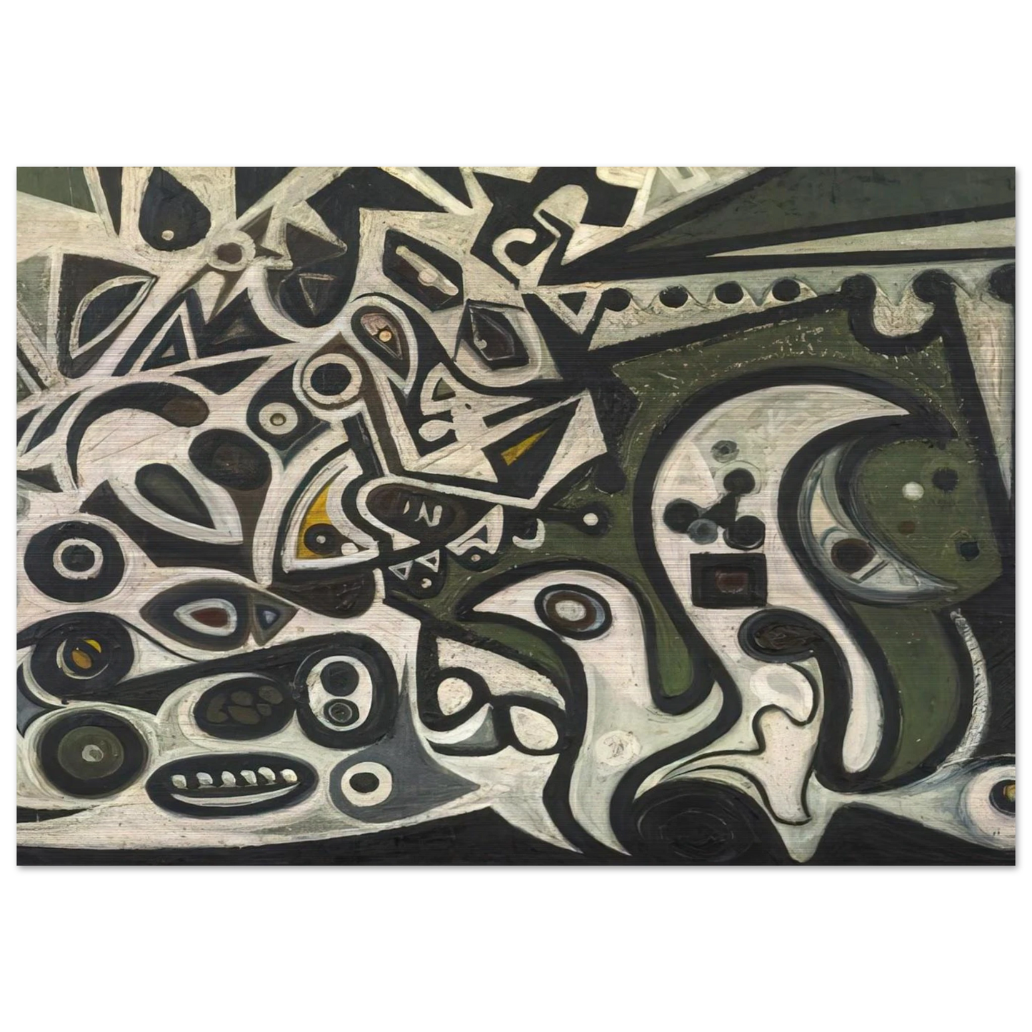 River Metamorphosis - Richard Pousette-Dart Brushed Aluminum Print - 70x100 cm / 28x40 inches | Richard Pousette-Dart Aluminum Print | Richard Pousette-Dart Prints