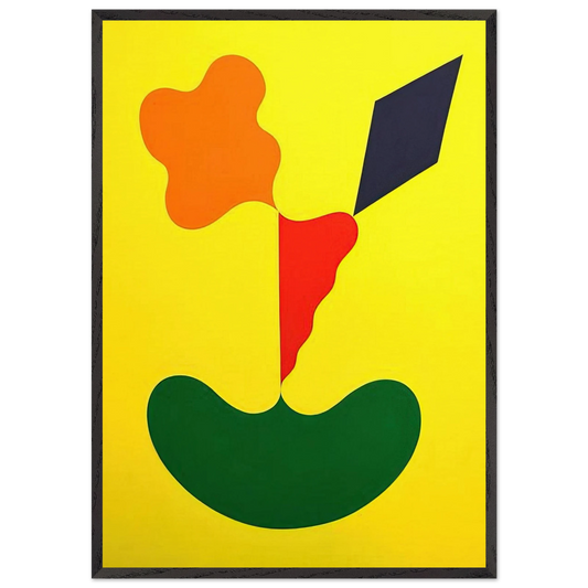 Cypher - 1963 - Jeremy Moon 70x100 cm / 28x40 inches Framed Art Print – Black Wooden Frame