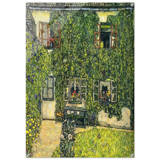 THE HOUSE OF GUARDABOSCHI - Gustav Klimt Acrylic Print - 70x100 cm / 28x40″ inches | Gustav Klimt Wall Art | Gustav Klimt Prints