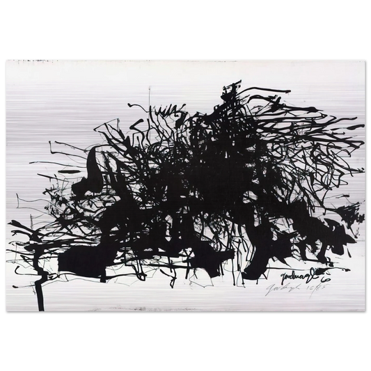 Nomads - 1960 - Robert Goodnough Brushed Aluminum Print - 70x100 cm / 28x40 inches | Robert Goodnough Aluminum Print | Robert Goodnough Prints