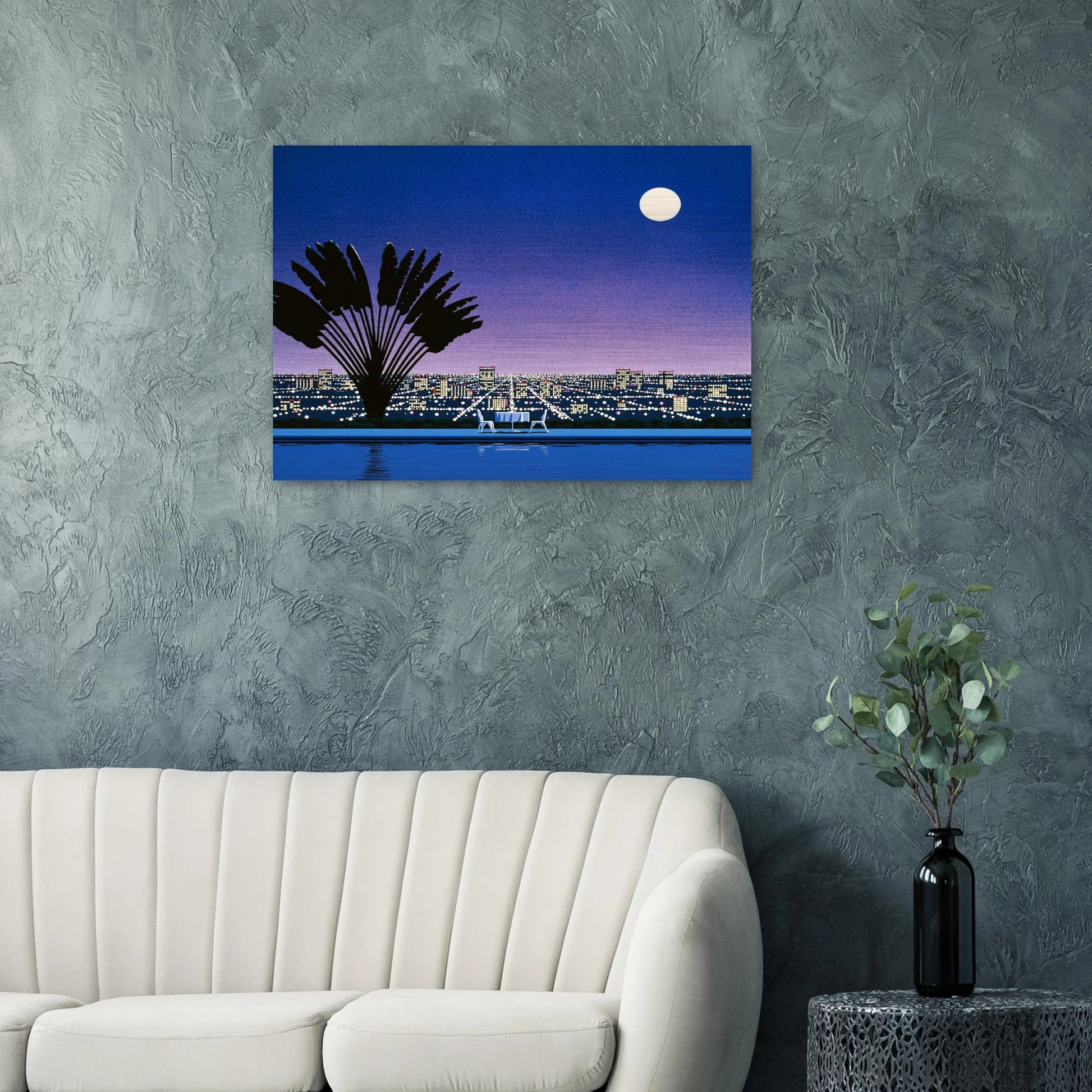 Onra - Nobody Has To Know - Hiroshi Nagai Brushed Aluminum Print - 70x100 cm / 28x40 inches | Hiroshi Nagai Aluminum Print | Hiroshi Nagai Prints