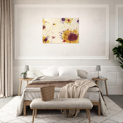 Yellow Speck - Sam Francis Acrylic Print - 70x100 cm / 28x40″ inches