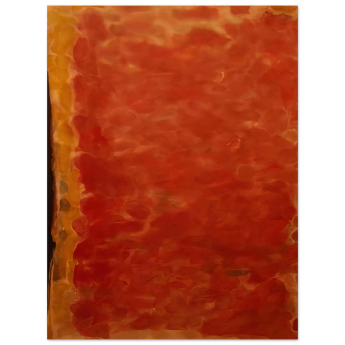 Sam Francis - Black and Red  75x100 cm / 30x40inches Fine Art Poster