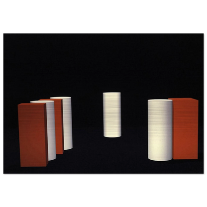 Ballet Neoconcreto # 1 - 1958 - Lygia Pape Brushed Aluminum Print - 70x100 cm / 28x40 inches | Lygia Pape Aluminum Print | Lygia Pape Prints