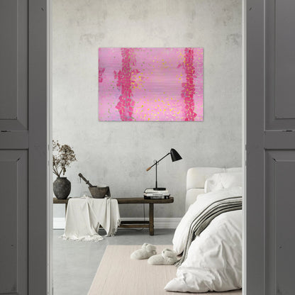 WIND AND CREPE MYRTLE CONCERTO 1973 - Alma Woodsey Thomas Brushed Aluminum Print - 70x100 cm / 28x40 inches | Alma Woodsey Thomas Aluminum Print | Alma Woodsey Thomas Prints