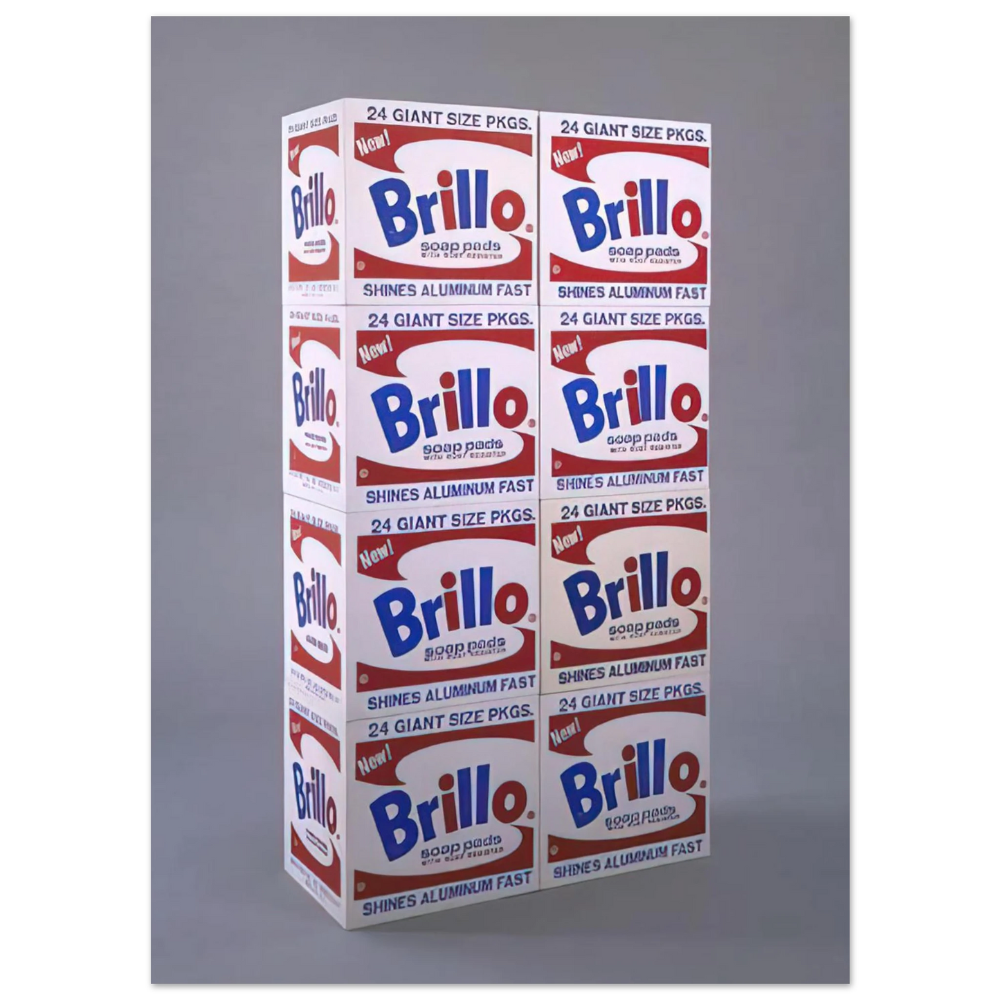 Andy Warhol - Brillo Soap Pads Boxes Fine Art Poster