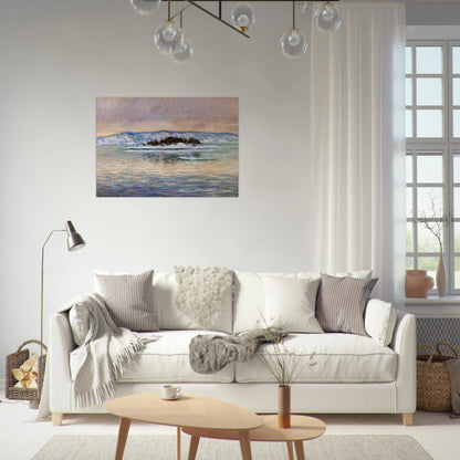 The Fjord, near Christiania - claude monet Brushed Aluminum Print - 70x100 cm / 28x40 inches | claude monet Aluminum Print | claude monet Prints