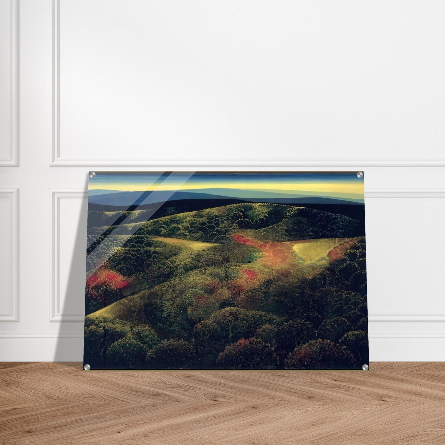 Late October - Eyvind Earle Acrylic Print - 70x100 cm / 28x40″ inches