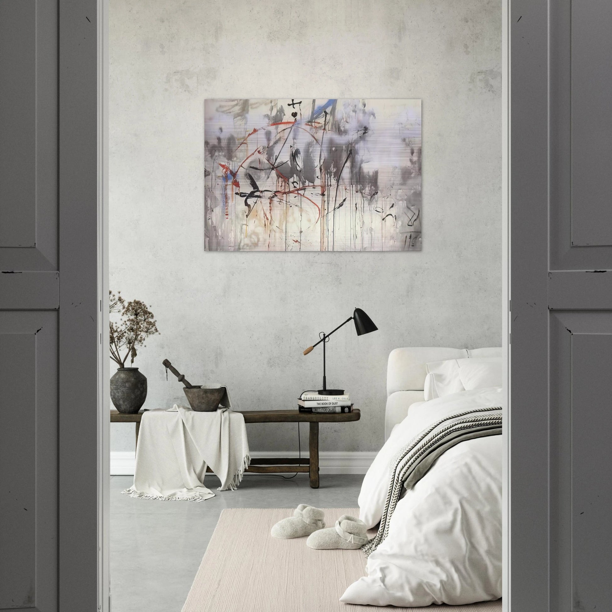HOMAGE TO MEIRRONIER - Salvador Dali Brushed Aluminum Print - 70x100 cm / 28x40 inches | Salvador Dali Aluminum Print | Salvador Dali Prints