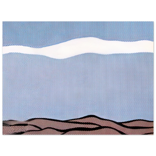 Roy Lichtenstein - LANDSCAPE 1964  75x100 cm / 30x40inches Fine Art Poster