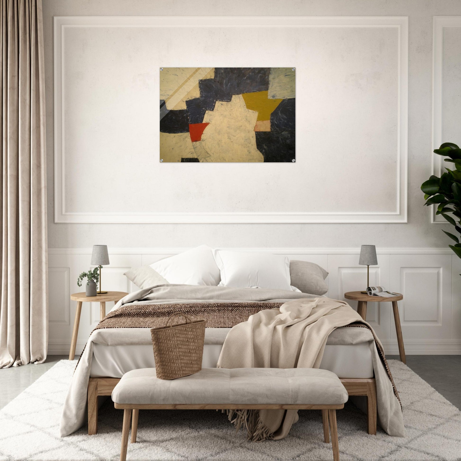 Composition - 1952 - Serge Poliakoff Acrylic Print - 70x100 cm / 28x40″ inches