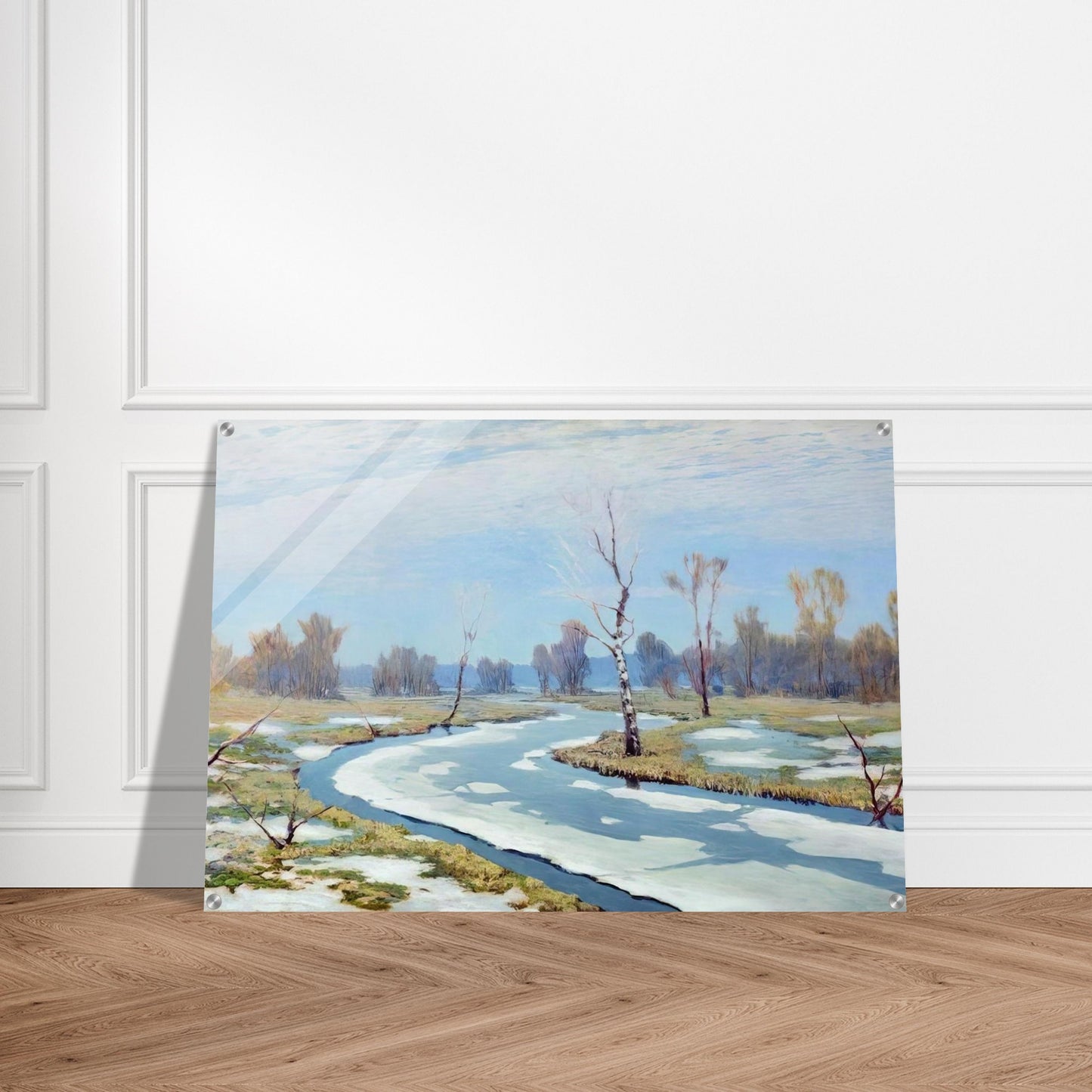 Early spring - Arkhyp Kuindzhi Acrylic Print - 70x100 cm / 28x40″ inches