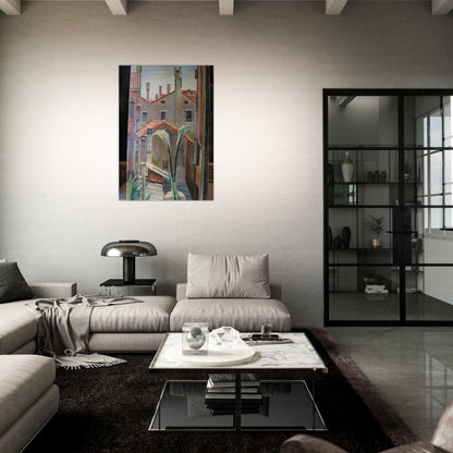 ROOFS - Vanessa Bell Brushed Aluminum Print - 70x100 cm / 28x40 inches | Vanessa Bell Aluminum Print | Vanessa Bell Prints