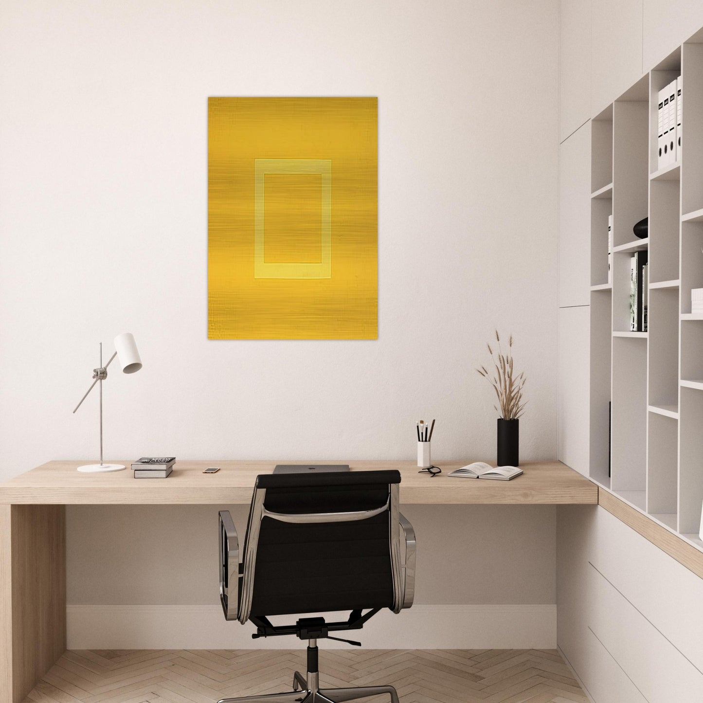 Spazio Luce - 1973 - Antonio Calderara Brushed Aluminum Print - 70x100 cm / 28x40 inches | Antonio Calderara Aluminum Print | Antonio Calderara Prints