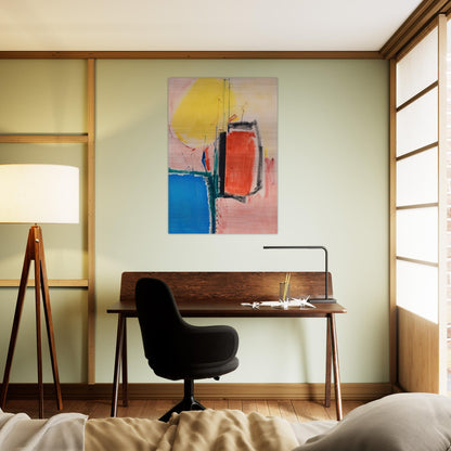 Composition No. 1 - Hans Hofmann Brushed Aluminum Print - 70x100 cm / 28x40 inches | Hans Hofmann Aluminum Print | Hans Hofmann Prints