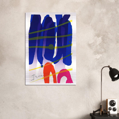 Alba - 1987 - Albert Irvin Brushed Aluminum Print - 70x100 cm / 28x40 inches | Albert Irvin Aluminum Print | Albert Irvin Prints