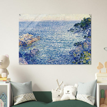 THE POINT OF ROSSIGNOL 1904 - Theo van Rysselberghe Acrylic Print - 70x100 cm / 28x40″ inches