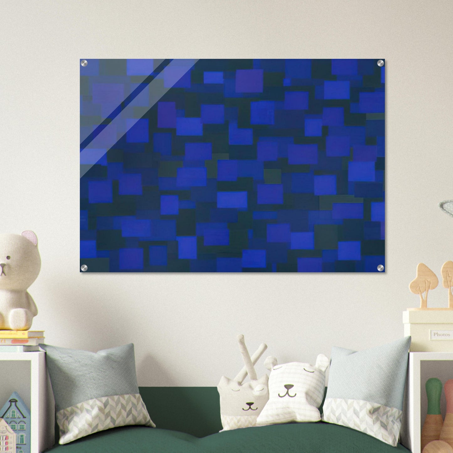 Number 88 Blue - 1950 - Ad Reinhardt Acrylic Print - 70x100 cm / 28x40″ inches
