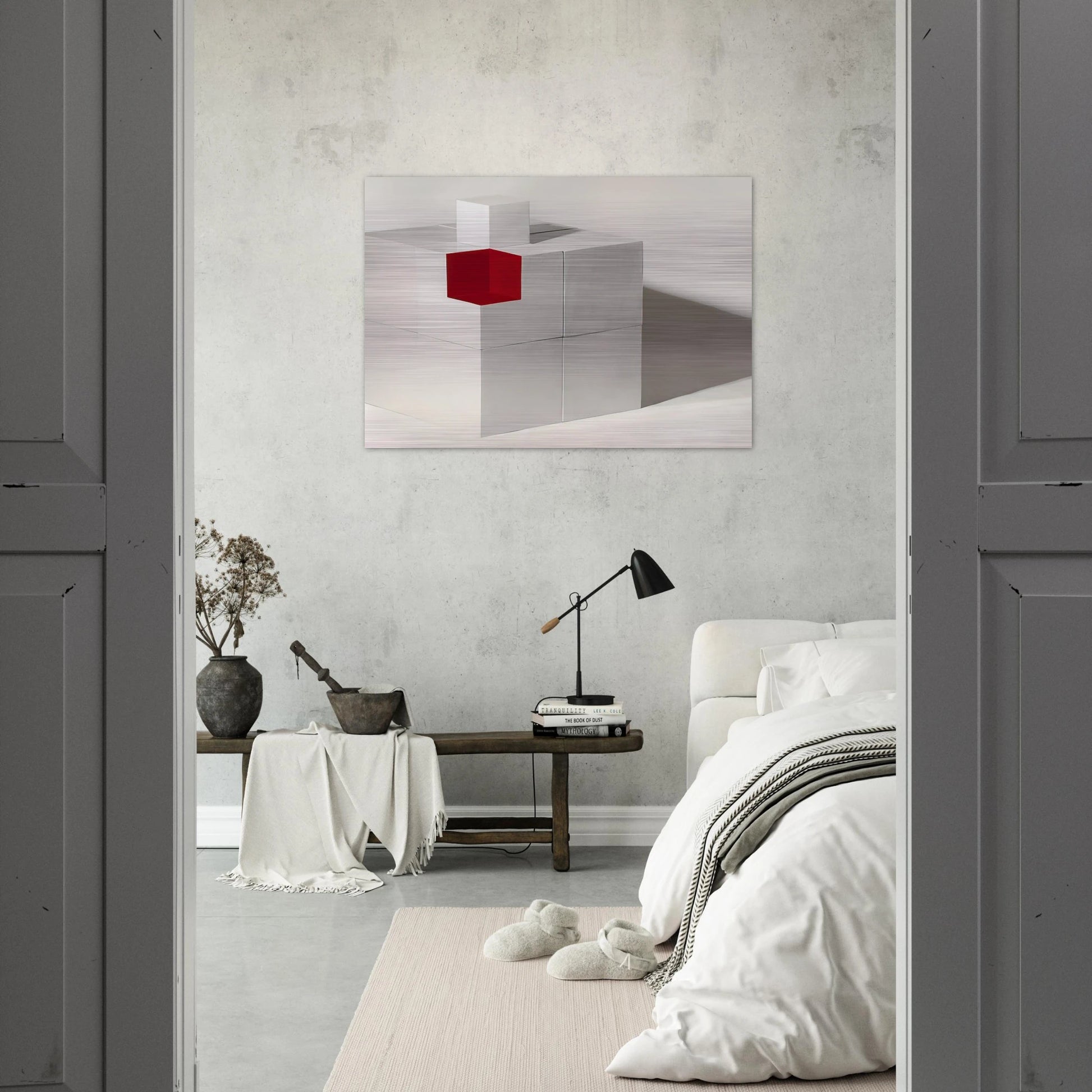 Eye of Guara. # 6 - 1983 - Lygia Pape Brushed Aluminum Print - 70x100 cm / 28x40 inches | Lygia Pape Aluminum Print | Lygia Pape Prints