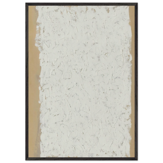Enter - Robert Ryman 70x100 cm / 28x40 inches Framed Art Print – Black Wooden Frame