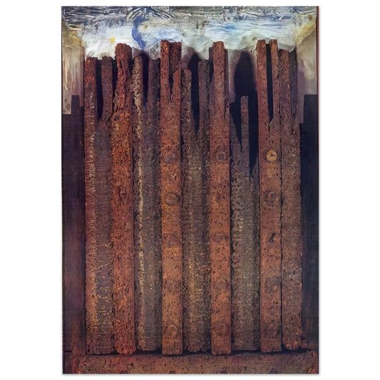Dadaville - Max Ernst Brushed Aluminum Print - 70x100 cm / 28x40 inches | Max Ernst Aluminum Print | Max Ernst Prints