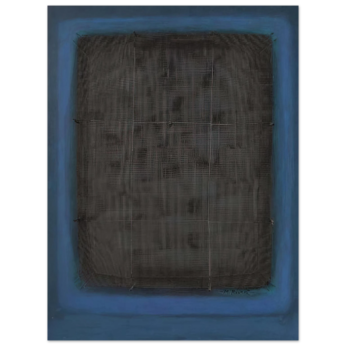 Manuel Rivera - Espejo sin tiempo No.1 - Art Informel  75x100 cm / 30x40inches Fine Art Poster