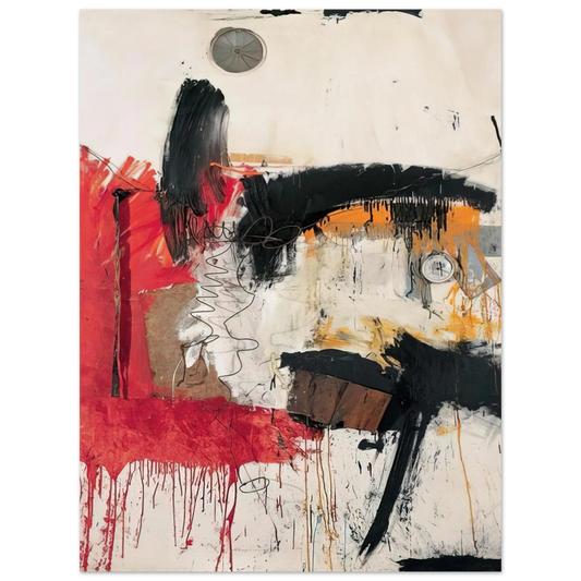 Robert Rauschenberg - FIRST TIME PAINTING 1961  75x100 cm / 30x40inches Fine Art Poster