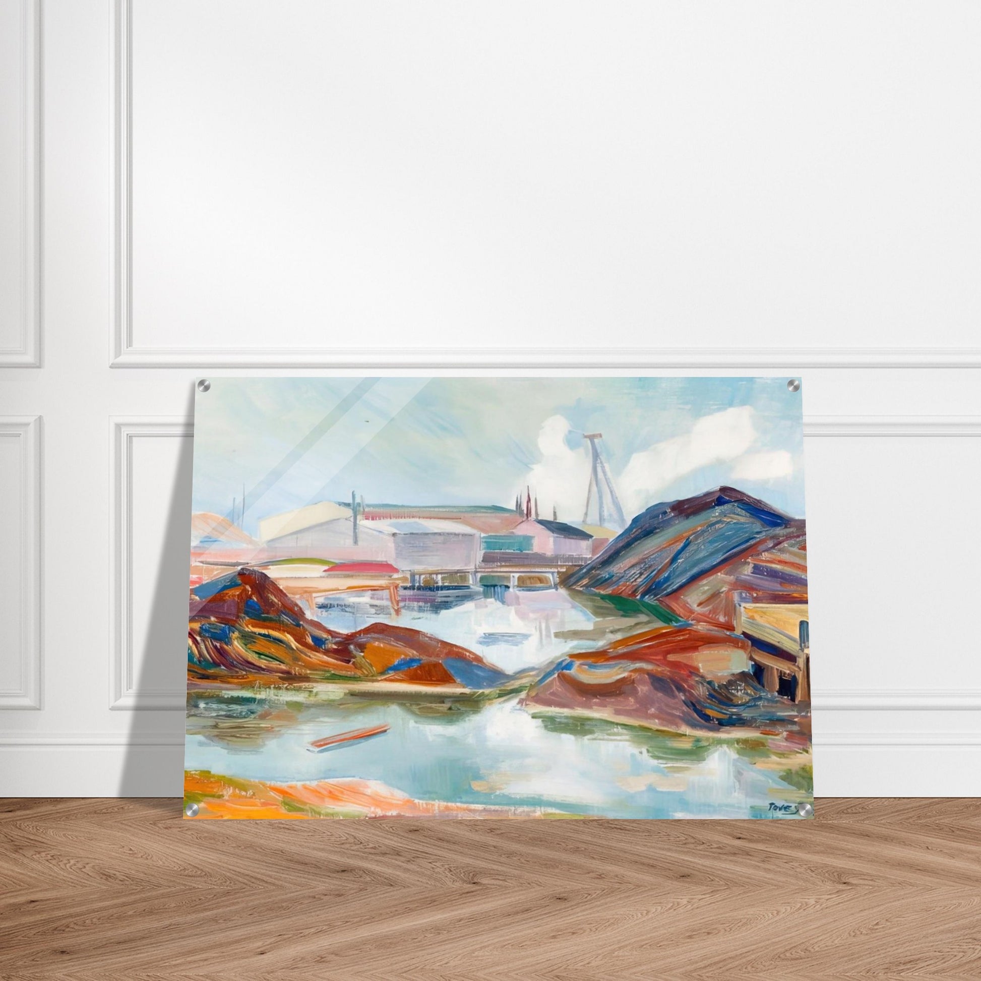 Edisviken - 1937 - Tove Jansson Acrylic Print - 70x100 cm / 28x40″ inches | Tove Jansson Wall Art | Tove Jansson Prints