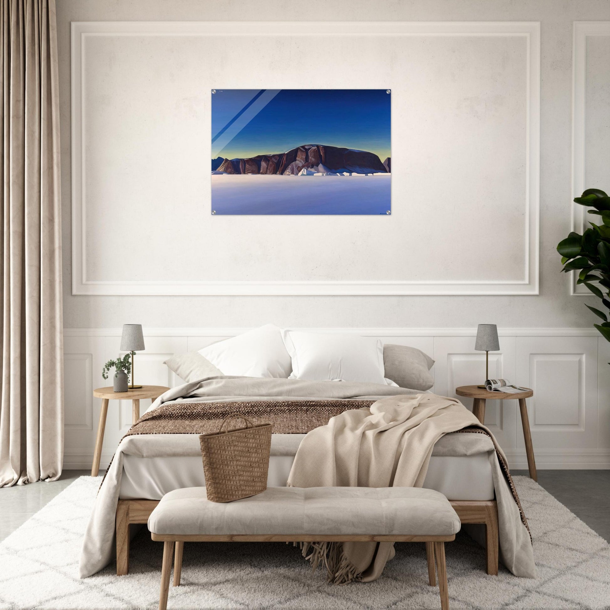 Greenland Coast - Rockwell Kent Acrylic Print - 70x100 cm / 28x40″ inches