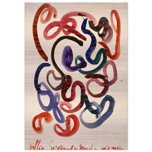 #10 March 10, 1963 NYC - 1963 - William Saroyan Brushed Aluminum Print - 70x100 cm / 28x40 inches | William Saroyan Aluminum Print | William Saroyan Prints