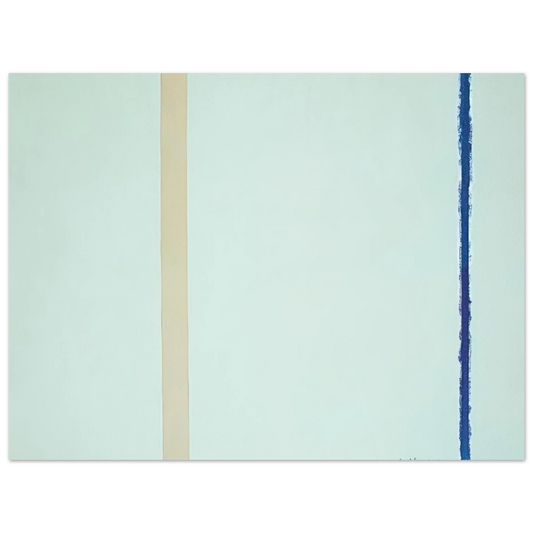 Barnett Newman - White Fire I  75x100 cm / 30x40inches Fine Art Poster