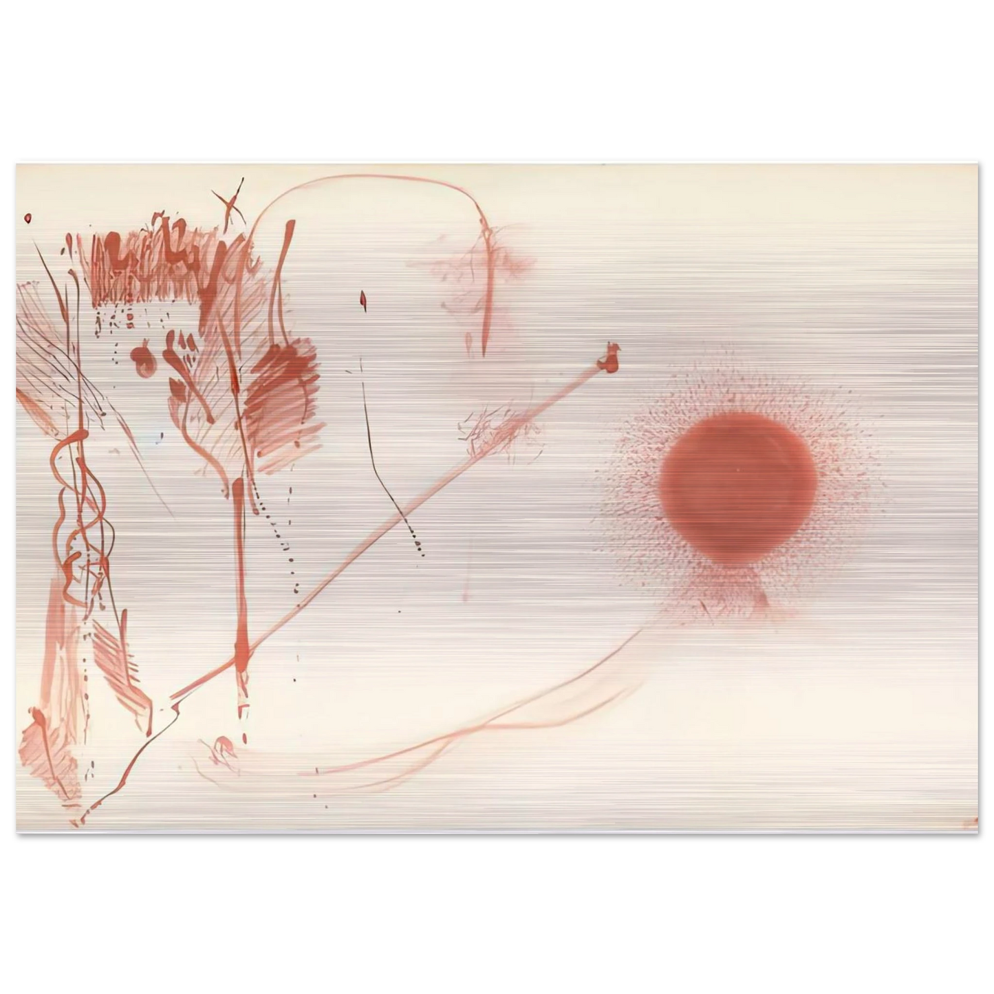 Towards a New Climate, 1957- - Helen Frankenthaler Brushed Aluminum Print - 70x100 cm / 28x40 inches | Helen Frankenthaler Aluminum Print | Helen Frankenthaler Prints