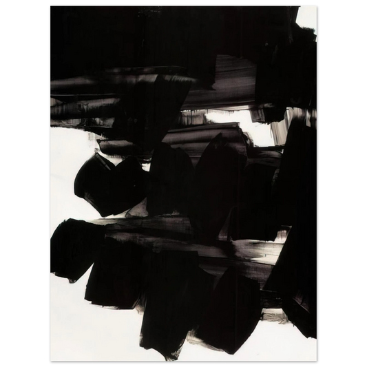 Pierre Soulages - Peinture 260 x 202 cm, 19 juin 1963 - 1963  75x100 cm / 30x40inches Fine Art Poster