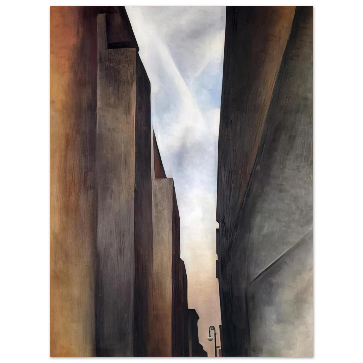 Georgia O'Keeffe - Street of New York II Fine Art Poster