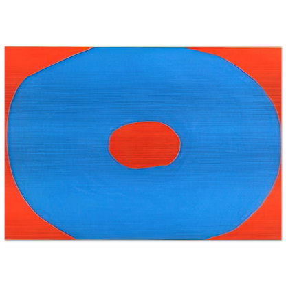 Circle - 1971 - Jiro Yoshihara Brushed Aluminum Print - 70x100 cm / 28x40 inches | Jiro Yoshihara Aluminum Print | Jiro Yoshihara Prints