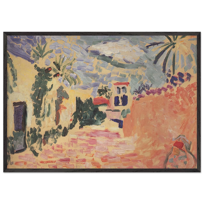 STREET AT BISKRA 1906 - Henri Matisse 70x100 cm / 28x40 inches Framed Art Print – Black Wooden Frame