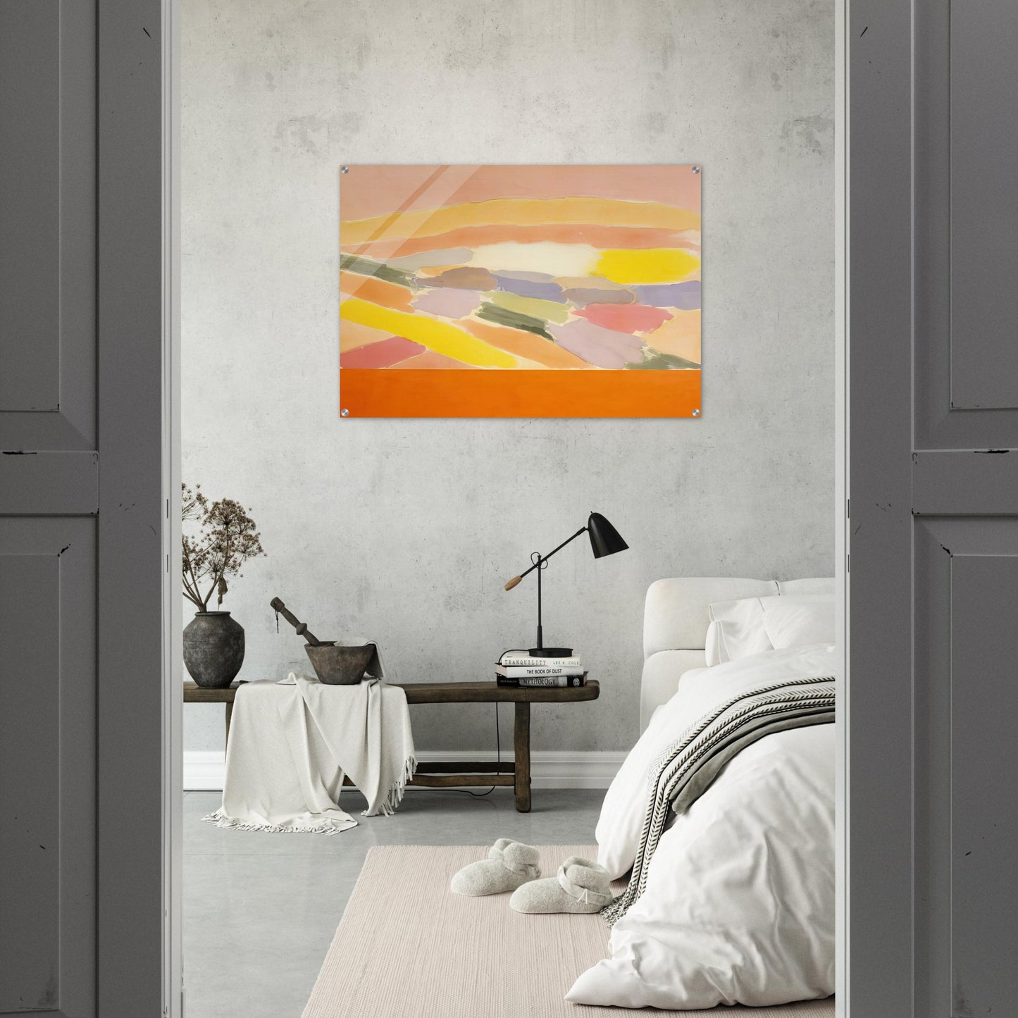 Arielle - 1978 - Ronnie Landfield Acrylic Print - 70x100 cm / 28x40″ inches | Ronnie Landfield Wall Art | Ronnie Landfield Prints
