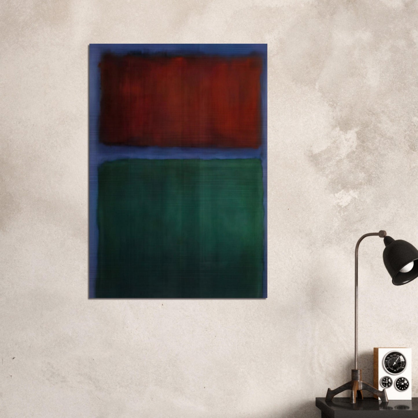 Earth and Green - 1955 - Mark Rothko Brushed Aluminum Print - 70x100 cm / 28x40 inches | Mark Rothko Aluminum Print | Mark Rothko Prints