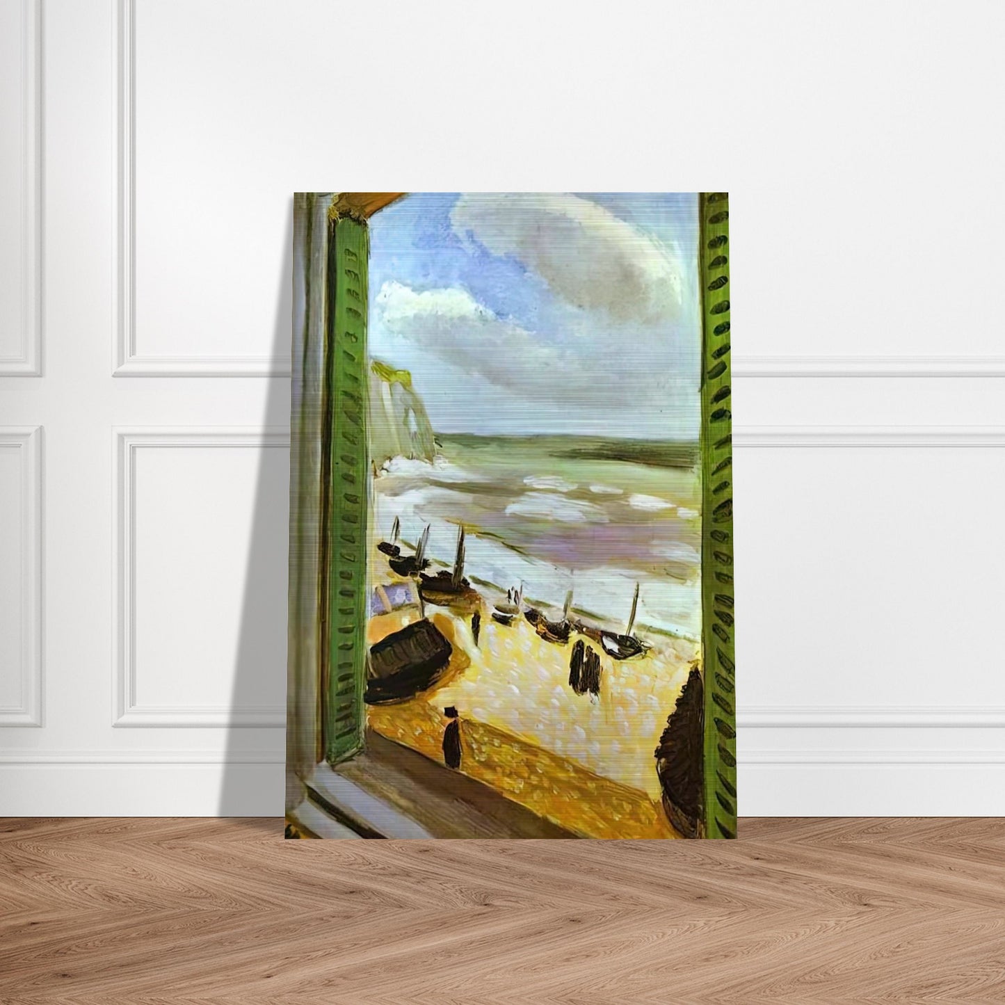 OPEN WINDOW AT COLLIOURE 1905 - Henri Matisse Brushed Aluminum Print - 70x100 cm / 28x40 inches | Henri Matisse Aluminum Print | Henri Matisse Prints