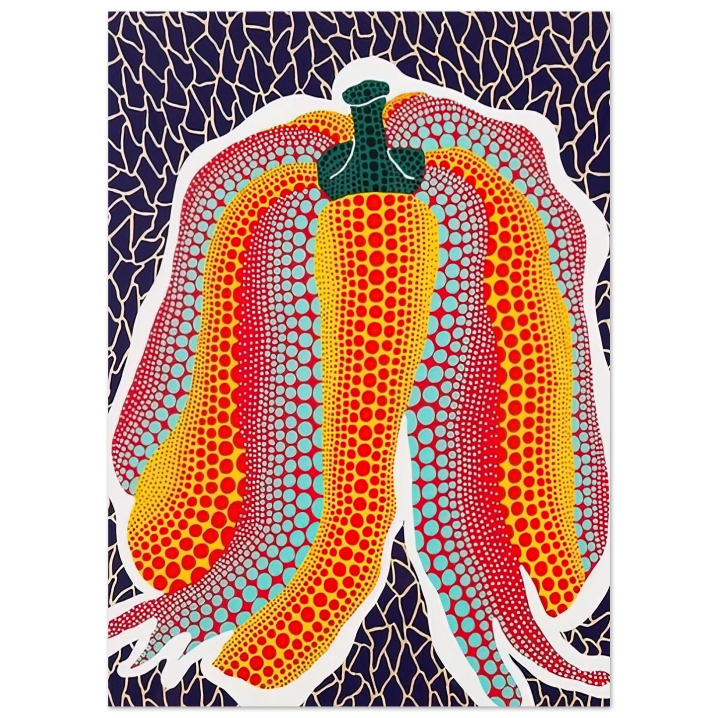 Yayoi Kusama - PUMPKIN 1990 Fine Art Poster
