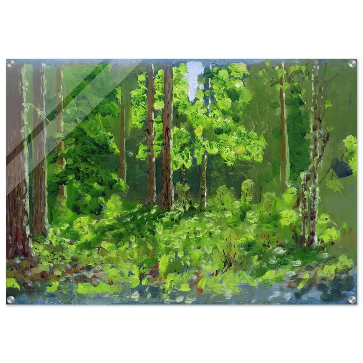 Forest - Arkhyp Kuindzhi Acrylic Print - 70x100 cm / 28x40″ inches | Arkhyp Kuindzhi Wall Art | Arkhyp Kuindzhi Prints