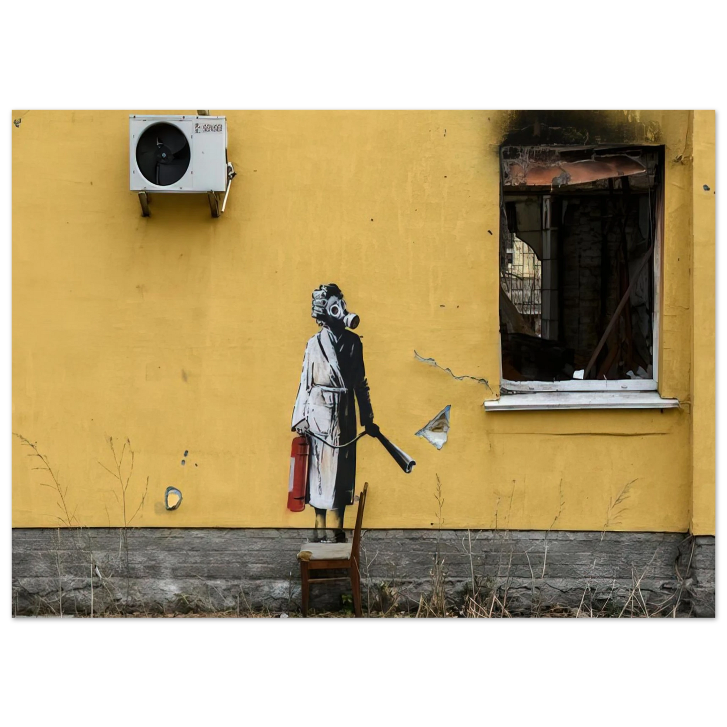 Banksy - HOSTOMEL PROSKURIVSKA 2 2022 Fine Art Poster