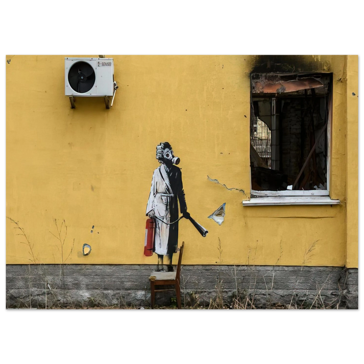 Banksy - HOSTOMEL PROSKURIVSKA 2 2022 Fine Art Poster