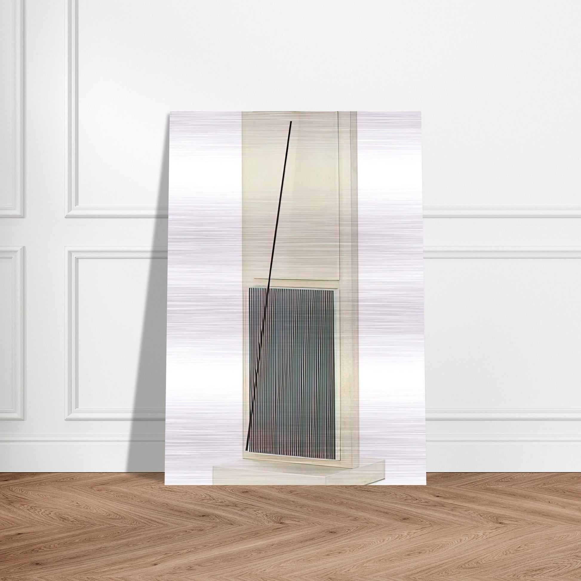 UNTITLED FROM THE JAI ALAI SERIES - Jesus Rafael Soto Brushed Aluminum Print - 70x100 cm / 28x40 inches | Jesus Rafael Soto Aluminum Print | Jesus Rafael Soto Prints