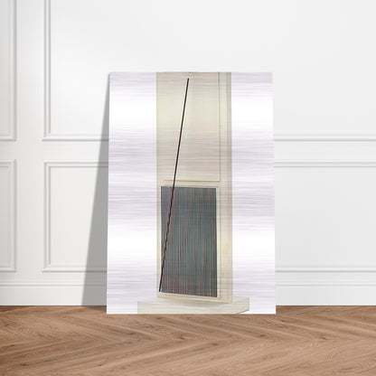 UNTITLED FROM THE JAI ALAI SERIES - Jesus Rafael Soto Brushed Aluminum Print - 70x100 cm / 28x40 inches | Jesus Rafael Soto Aluminum Print | Jesus Rafael Soto Prints