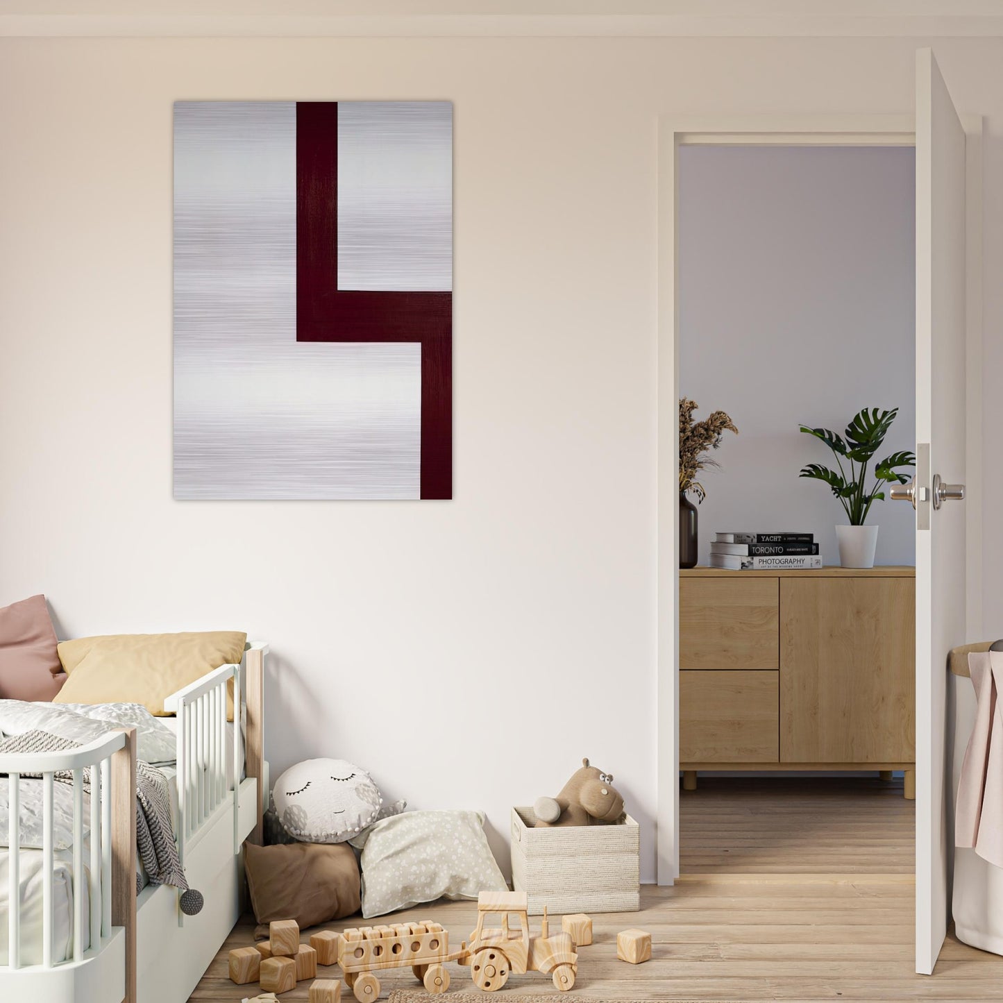 Acracropolis - Al Held Brushed Aluminum Print - 70x100 cm / 28x40 inches | Al Held Aluminum Print | Al Held Prints