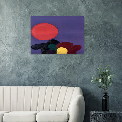 UNTITLED 1971 - Luis Feito Brushed Aluminum Print - 70x100 cm / 28x40 inches | Luis Feito Aluminum Print | Luis Feito Prints